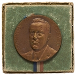 Franklin D. Roosevelt Bronze Medal by Sculptor John Paulding