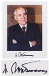 Mikhail Gorbachev Signed 8 x 10 Photo Without Inscription -- With PSA/DNA COA