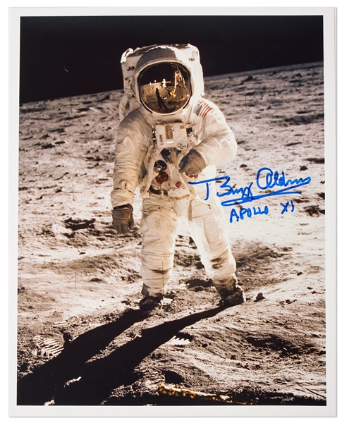 Buzz Aldrin 8 x 10 Photo Signed Buzz Aldrin / Apollo XI