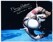 Buzz Aldrin Signed 10" x 8" Spacewalk Photo