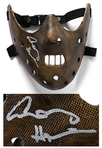 Anthony Hopkins Signed Silence of the Lambs Mask