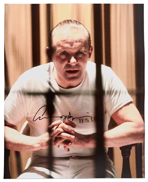 Anthony Hopkins Signed 16 x 20 Photo from Silence of the Lambs