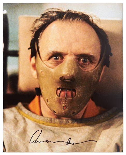 Anthony Hopkins Signed 16x 20 Photo from Silence of the Lambs