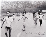 Kim Phuc Phan Thi Signed 20 x 16 Photo -- Napalm Girl, the Face of the Vietnam War, Here Gives Witness to Her Napalm Attack in Vietnam