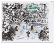 Wizard of Oz 10 x 8 Photo Signed by 10 of the Munchkins -- With PSA/DNA COA