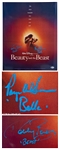 Large 16 x 20 Beauty and the Beast Poster Photo Signed by Paige OHara as Belle and Robby Benson as the Beast