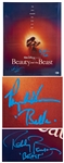 Large 16 x 20 Beauty and the Beast Poster Photo Signed by Paige OHara as Belle and Robby Benson as the Beast