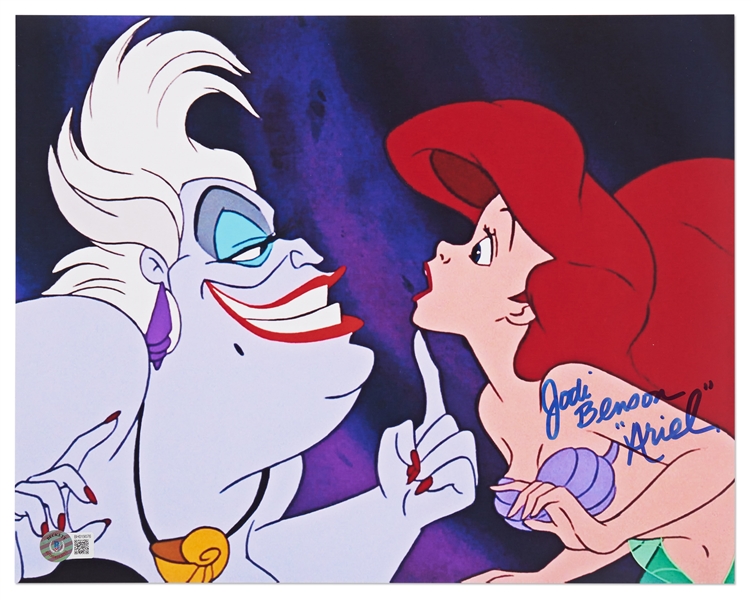 ''The Little Mermaid'' 14'' x 11'' Photo Signed by Jodi Benson as Ariel -- With Beckett COA