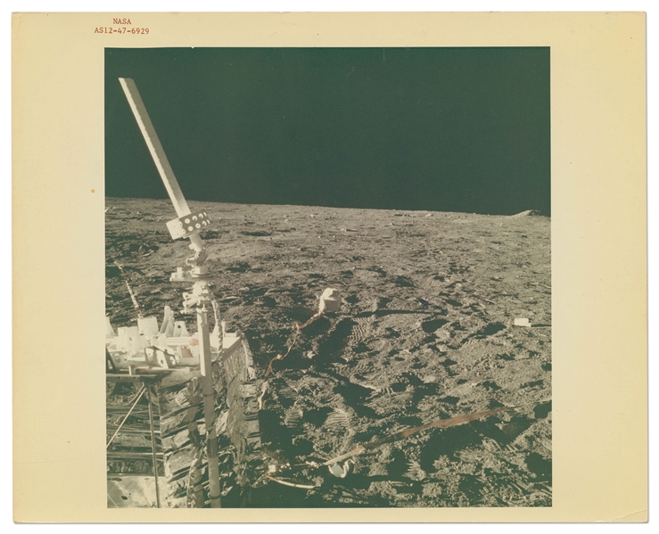 Apollo 12 Red Number NASA Photo Showing the Central Station & Gimbal Assembly -- With ''A Kodak Paper'' Watermark on Verso