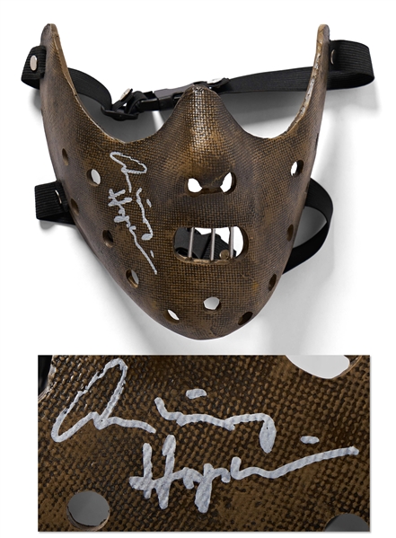 Anthony Hopkins Signed ''Silence of the Lambs'' Mask