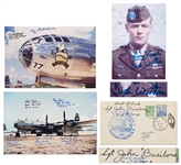 Enola Gay Crew-Signed 12 x 8 Photo -- Also Includes Large Bockscar Crew-Signed Photo, John Basilone Signed Cover and Dick Winters Signed Photo