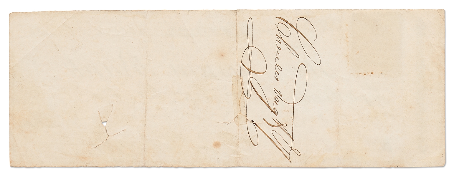 Lot of Four Checks Handwritten & Signed by Chester Arthur