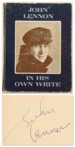 John Lennon Signed ''In His Own Write'' First U.S. Edition -- Uninscribed, With Roger Epperson COA