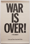 John Lennons War is Over! Poster -- Original from 1969