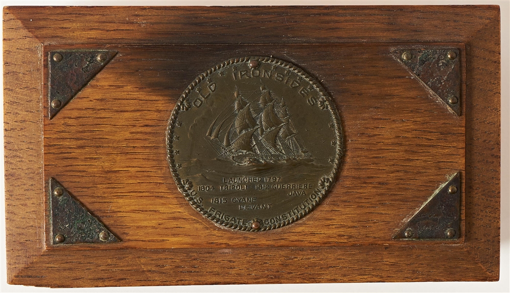 USS Constitution ''Old Ironsides'' Souvenir Box -- Commissioned in 1794, the Hard-Fighting USS Constitution Is One of Six Frigates that Established the U.S. Navy