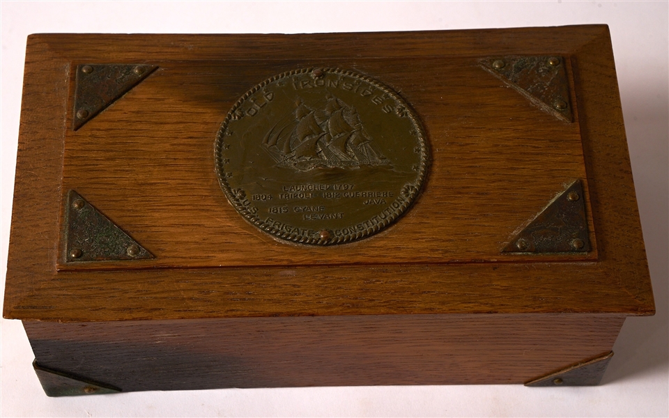 USS Constitution ''Old Ironsides'' Souvenir Box -- Commissioned in 1794, the Hard-Fighting USS Constitution Is One of Six Frigates that Established the U.S. Navy