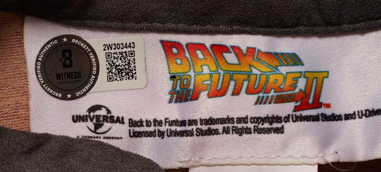 ''Back to the Future'' Cast-Signed Jacket -- With Beckett Hologram COA