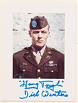 Dick Winters Signed Photo with His Famous Motto, Hang Tough