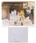 Jean-Michel Basquiat Signed First Edition of His Drawings