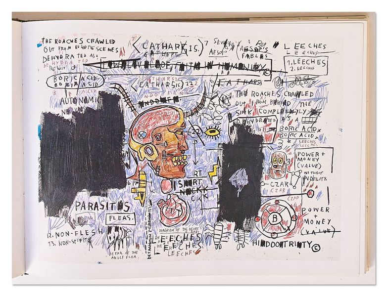 Jean-Michel Basquiat Signed First Edition of His ''Drawings''