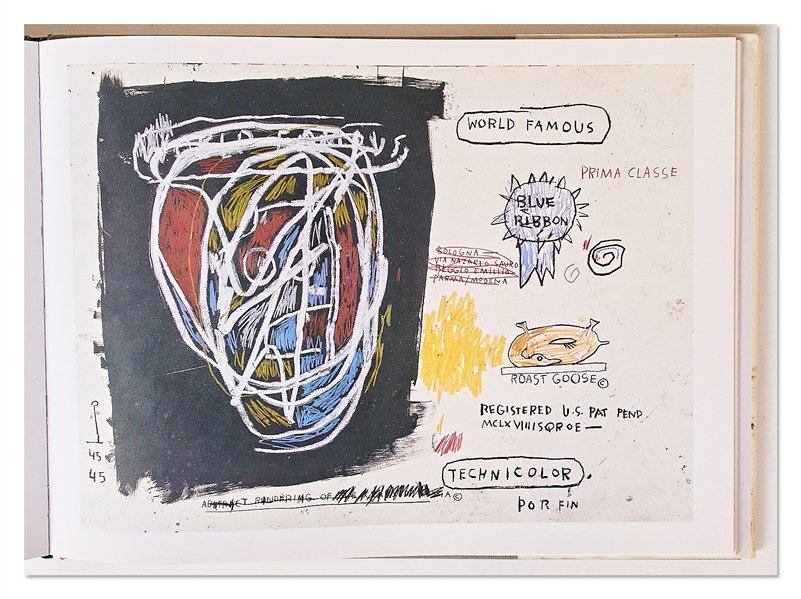 Jean-Michel Basquiat Signed First Edition of His ''Drawings''