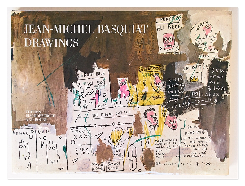 Jean-Michel Basquiat Signed First Edition of His ''Drawings''