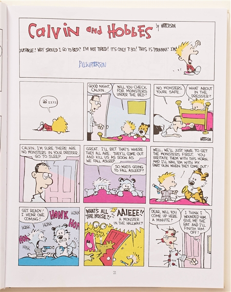 Bill Watterson Signed Copy of ''The Essential Calvin and Hobbes''