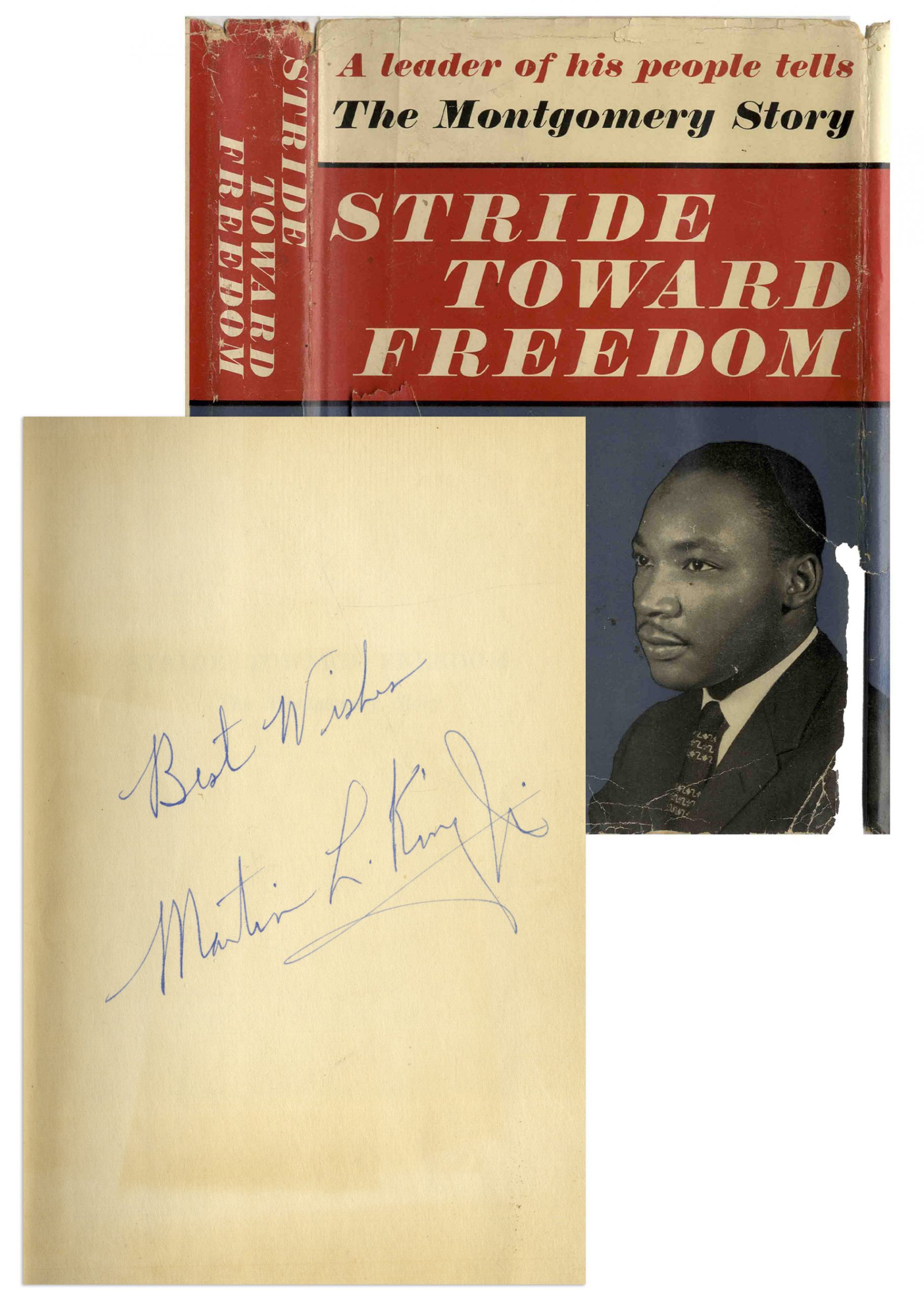 MARTIN LUTHER KING AUTOGRAPH SIGNED PHOTO PRINT REVEREND 