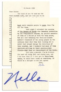 To Kill a Mockingbird First Edition Harper Lee Letter Signed -- ''...I tremble at Mockingbird's falling into the hands of professors and being Analyzed to death...one academic nut at large declares that Truman Capote wrote it!...''