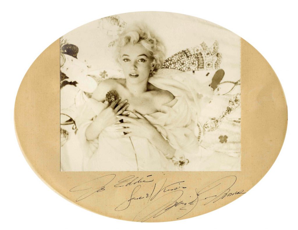 Marilyn Monroe dress auction Beautiful Marilyn Monroe Signed Photograph -- Original Cecil Beaton Silver Gelatin Print -- With PSA/DNA COA