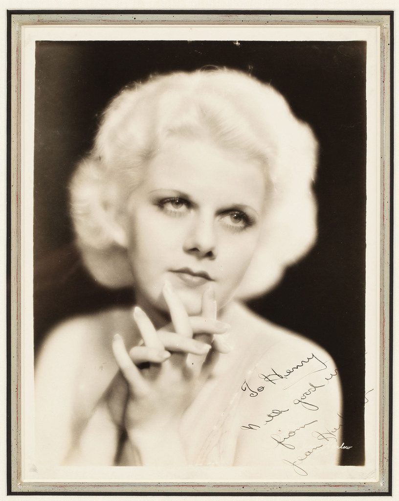 Jean Harlow Autograph