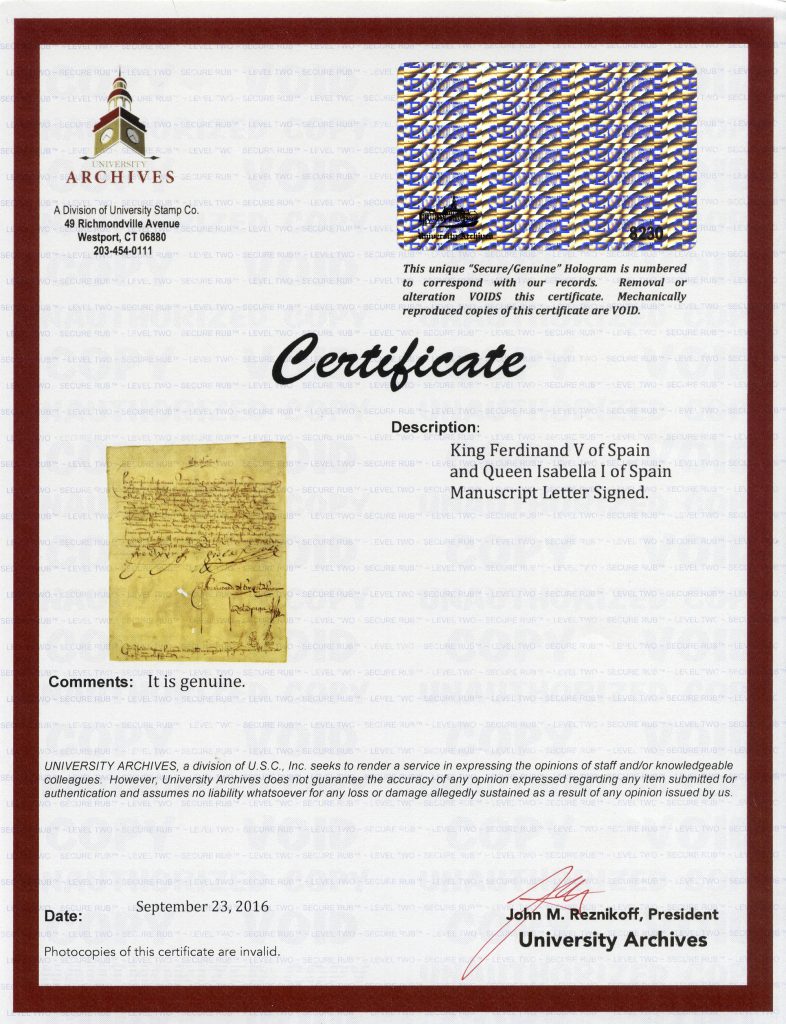 Joachim Murat signed letter
