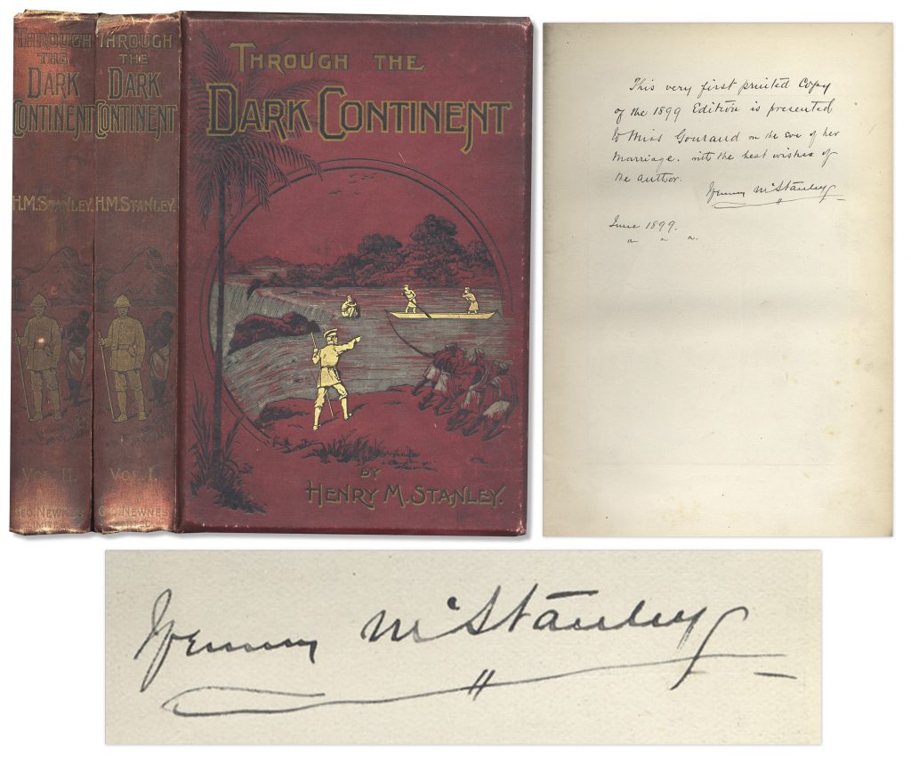 Henry Stanley Dark Continent signed 