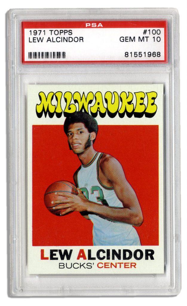 Sell a 1969 Topps Lew Alcindor #25 PSA 9 at Nate D. Sanders Auctions