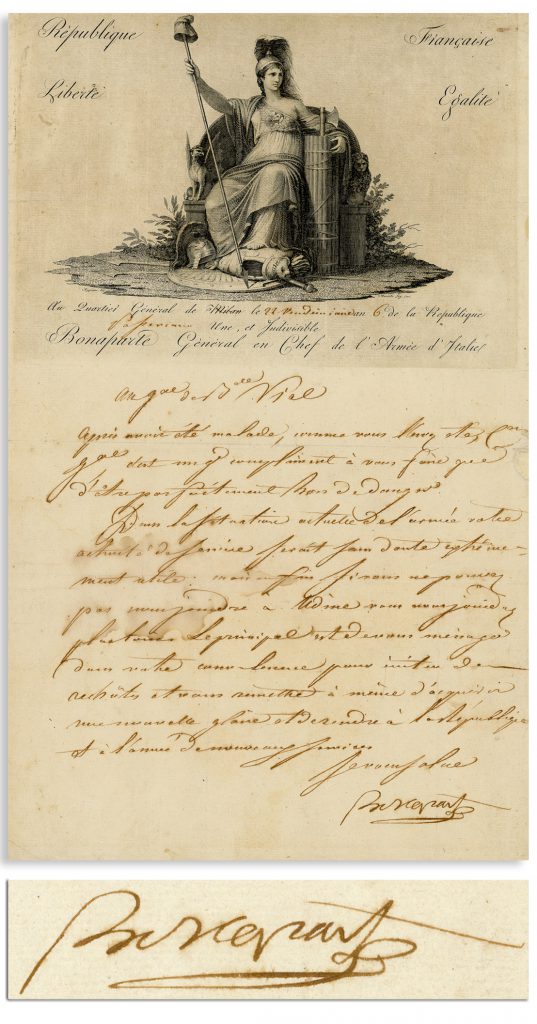 Charles-Henri Sanson Letter Signed
