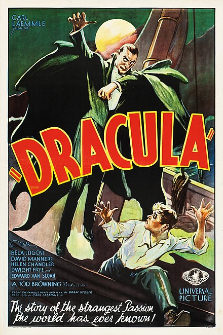 Sell or Auction 1931 Dracula Movie Jumbo Lobby Card / One Sheet Poster