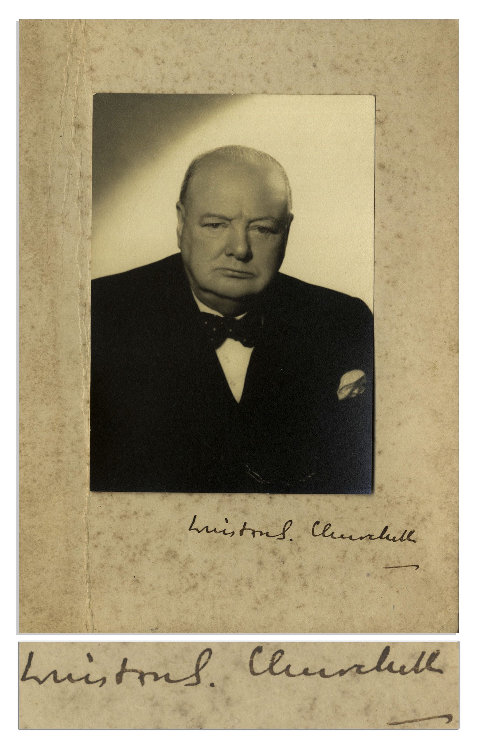 WINSTON CHURCHILL signed autograph PHOTO DISPLAY World War 2 Prime Minister 