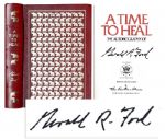 Gerald Fords Memoir A Time To Heal Signed 