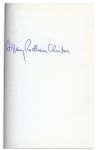 Hillary Rodham Clinton Signed ''It Takes a Village''