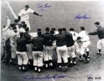 Bobby Thomson & Ralph Branca Signed Photo -- 1951 Shot Heard Round the World -- 20 x 16.5 -- Steiner COA