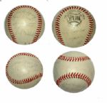 Hall of Fame Signed Baseball -- Signed by 19 HOFers Including Joe DiMaggio, Stan Musial & Pie Traynor