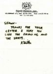 Keith Haring Autograph Letter Signed -- on Keith Haring, Inc. 8.5 x 11 Letterhead With Iconic Logo -- Very Good Condition