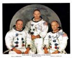 Apollo 11 Buzz Aldrin and Michael Collins Signed Photo -- 10 x 8