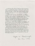 Astronomer Clyde Tombaugh Signed Description of Discovering Pluto -- "...Thats It!..."
