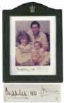Rare Princess Diana & Prince Charles Signed Photo -- Featuring Lady Di Holding Their Newborn Prince William