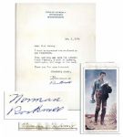 Norman Rockwell Signed Abe Lincoln Railsplitter Image -- Along With Norman Rockwell Typed Letter Signed About the Painting