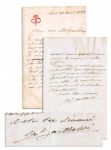 Statue of Liberty Sculptor Frederic-Auguste Bartholdi Autograph Letter Signed -- 1888 -- ...I shall come to your office before my departure to shake your hand... 