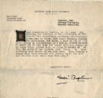 Rushmore Sculptor Gutzon Borglum Letter Signed on Mt. Rushmore -- "…I want something in America, on or near the Rockies…placed so high it wont pay to tear down…carved high, as close to heaven…"