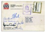 Rare British Mount Everest Expedition to China Cover Signed by Expedition Members -- Just Two Months Before Two Team Members Died on Everest
