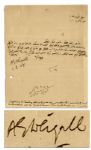 Egyptologist Arthur Weigall Signed Letter -- 1908 -- ...the Directorate would like to have exchanges with the home owners located in front of Temple of Luxor...
